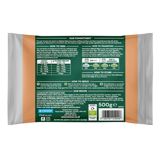 80% Salmon & Chicken Block image number 1